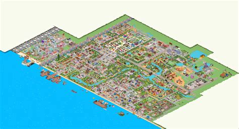 The Simpsons Map Of Springfield
